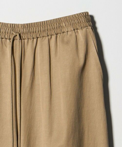 BEAUTY&YOUTH UNITED ARROWS / ビューティー&ユース ユナイテッドアローズ その他パンツ | コットンレーヨンサテン ドローストワイドパンツ | 詳細18