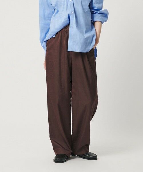 BEAUTY&YOUTH UNITED ARROWS / ビューティー&ユース ユナイテッドアローズ その他パンツ | コットンレーヨンサテン ドローストワイドパンツ | 詳細26