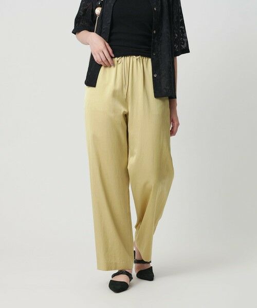 BEAUTY&YOUTH UNITED ARROWS / ビューティー&ユース ユナイテッドアローズ その他パンツ | コットンレーヨンサテン ドローストワイドパンツ | 詳細23