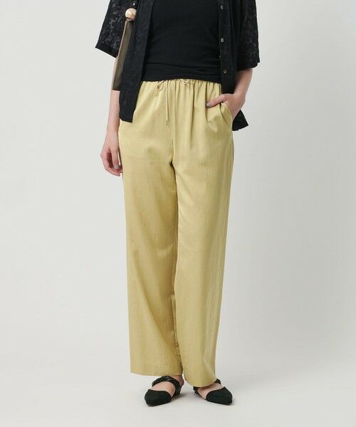 BEAUTY&YOUTH UNITED ARROWS / ビューティー&ユース ユナイテッドアローズ その他パンツ | コットンレーヨンサテン ドローストワイドパンツ | 詳細24