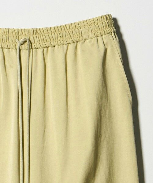 BEAUTY&YOUTH UNITED ARROWS / ビューティー&ユース ユナイテッドアローズ その他パンツ | コットンレーヨンサテン ドローストワイドパンツ | 詳細28