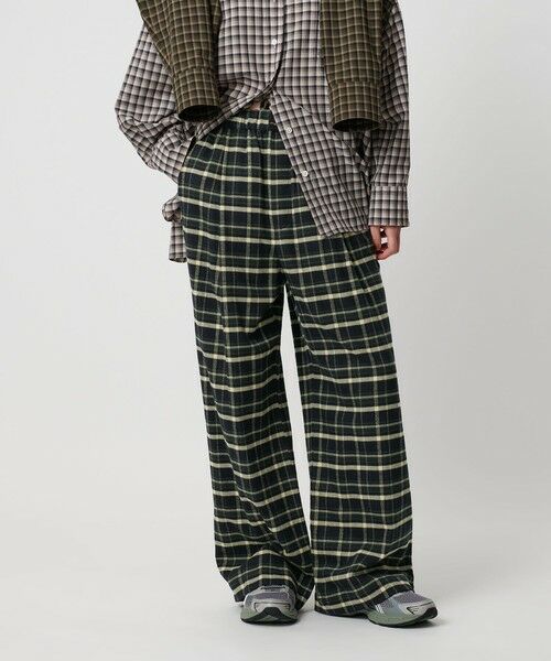 BEAUTY&YOUTH UNITED ARROWS / ビューティー&ユース ユナイテッドアローズ その他パンツ | コットンフランネルチェック パジャマパンツ | 詳細1