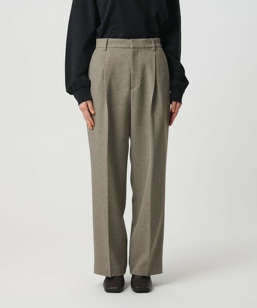 BEAUTY&YOUTH UNITED ARROWS / ビューティー&ユース ユナイテッドアローズ スラックス・ドレスパンツ | ポリエステルブレンド バックゴムストレートパンツ | 詳細5