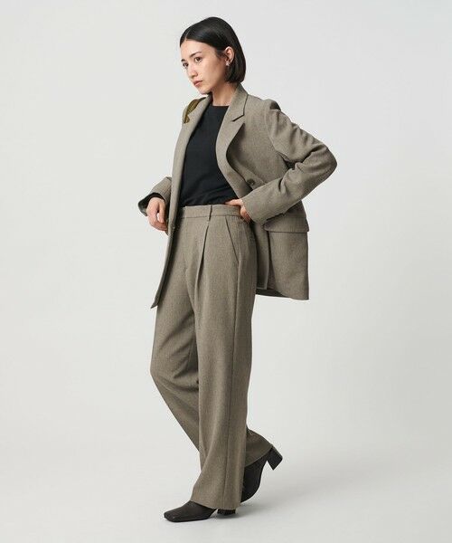 BEAUTY&YOUTH UNITED ARROWS / ビューティー&ユース ユナイテッドアローズ スラックス・ドレスパンツ | ポリエステルブレンド バックゴムストレートパンツ | 詳細4