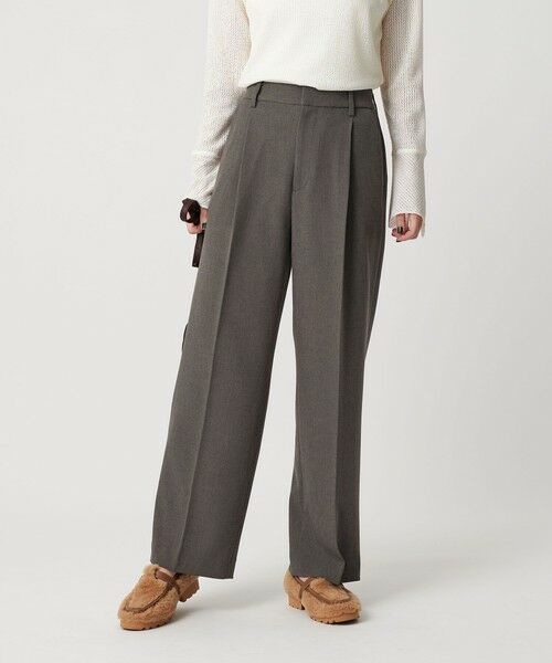 BEAUTY&YOUTH UNITED ARROWS / ビューティー&ユース ユナイテッドアローズ スラックス・ドレスパンツ | ポリエステルブレンド バックゴムストレートパンツ | 詳細16