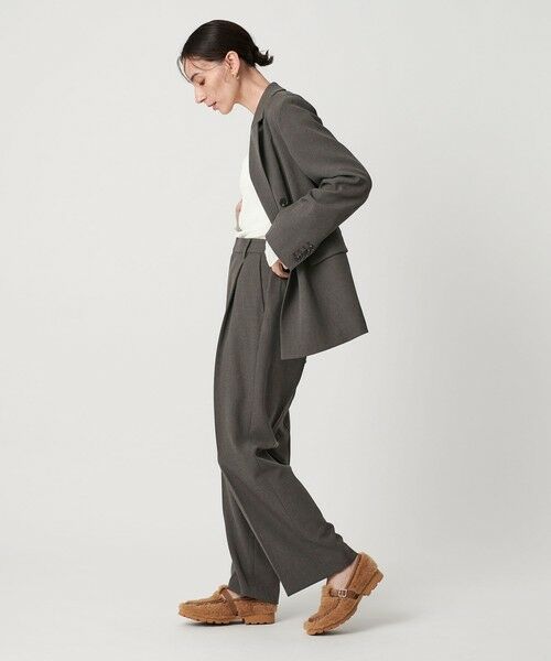 BEAUTY&YOUTH UNITED ARROWS / ビューティー&ユース ユナイテッドアローズ スラックス・ドレスパンツ | ポリエステルブレンド バックゴムストレートパンツ | 詳細19