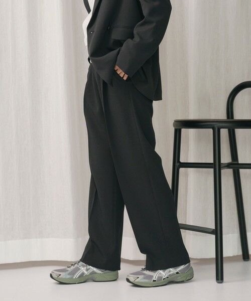 BEAUTY&YOUTH UNITED ARROWS / ビューティー&ユース ユナイテッドアローズ スラックス・ドレスパンツ | ポリエステルブレンド バックゴムストレートパンツ | 詳細21