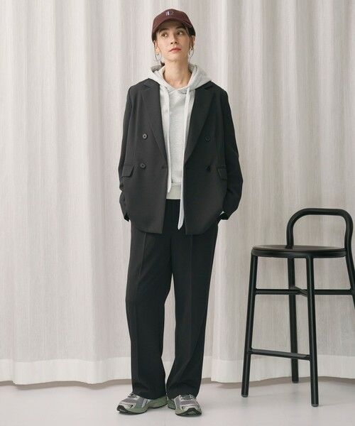 BEAUTY&YOUTH UNITED ARROWS / ビューティー&ユース ユナイテッドアローズ スラックス・ドレスパンツ | ポリエステルブレンド バックゴムストレートパンツ | 詳細23