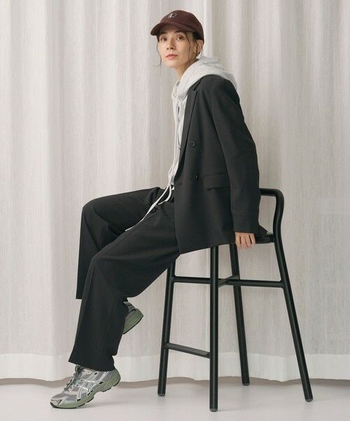 BEAUTY&YOUTH UNITED ARROWS / ビューティー&ユース ユナイテッドアローズ スラックス・ドレスパンツ | ポリエステルブレンド バックゴムストレートパンツ | 詳細26