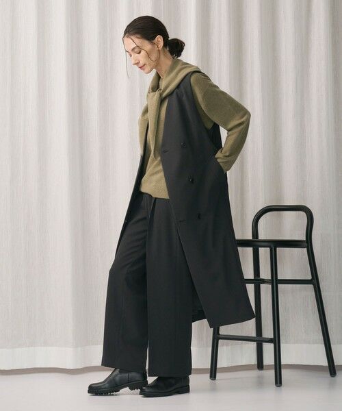 BEAUTY&YOUTH UNITED ARROWS / ビューティー&ユース ユナイテッドアローズ スラックス・ドレスパンツ | ポリエステルブレンド バックゴムストレートパンツ | 詳細29