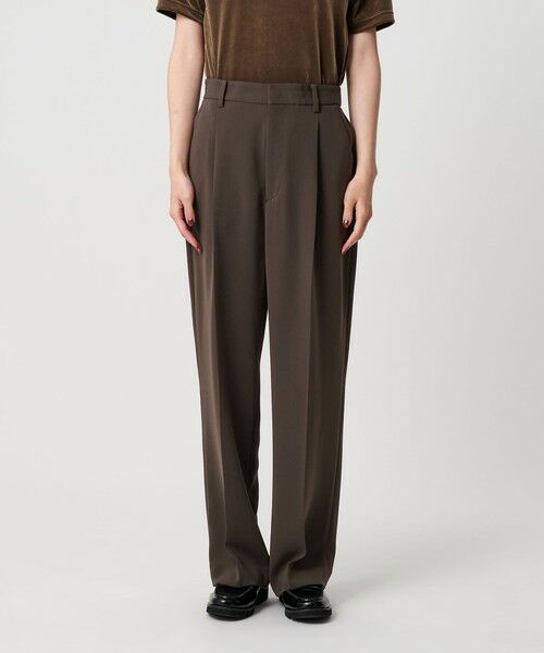BEAUTY&YOUTH UNITED ARROWS / ビューティー&ユース ユナイテッドアローズ その他パンツ | タックワイドストレートパンツ ウォッシャブル | 詳細20