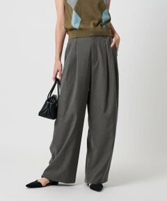 BEAUTY&YOUTH UNITED ARROWS / ビューティー&ユース ユナイテッドアローズ スラックス・ドレスパンツ | バックラップ タックワイドパンツ -ウォッシャブル-