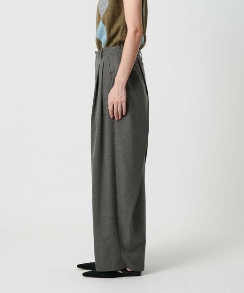 BEAUTY&YOUTH UNITED ARROWS / ビューティー&ユース ユナイテッドアローズ スラックス・ドレスパンツ | バックラップ タックワイドパンツ -ウォッシャブル- | 詳細5