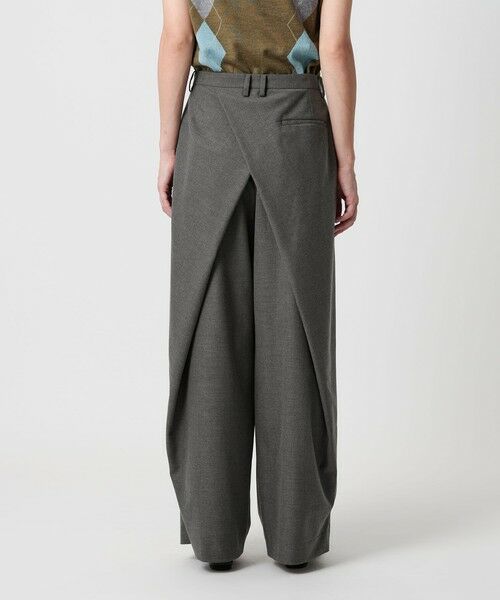BEAUTY&YOUTH UNITED ARROWS / ビューティー&ユース ユナイテッドアローズ スラックス・ドレスパンツ | バックラップ タックワイドパンツ -ウォッシャブル- | 詳細6