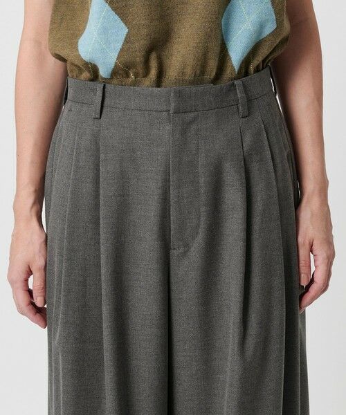 BEAUTY&YOUTH UNITED ARROWS / ビューティー&ユース ユナイテッドアローズ スラックス・ドレスパンツ | バックラップ タックワイドパンツ -ウォッシャブル- | 詳細7