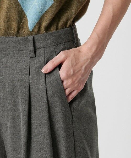 BEAUTY&YOUTH UNITED ARROWS / ビューティー&ユース ユナイテッドアローズ スラックス・ドレスパンツ | バックラップ タックワイドパンツ -ウォッシャブル- | 詳細8