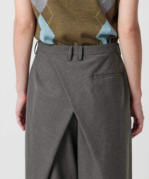 BEAUTY&YOUTH UNITED ARROWS / ビューティー&ユース ユナイテッドアローズ スラックス・ドレスパンツ | バックラップ タックワイドパンツ -ウォッシャブル- | 詳細9