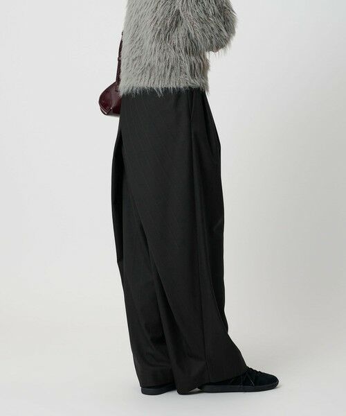BEAUTY&YOUTH UNITED ARROWS / ビューティー&ユース ユナイテッドアローズ スラックス・ドレスパンツ | バックラップ タックワイドパンツ -ウォッシャブル- | 詳細18
