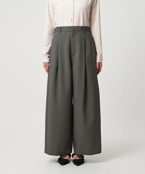 BEAUTY&YOUTH UNITED ARROWS / ビューティー&ユース ユナイテッドアローズ その他パンツ | ポリエステル プリーツワイドパンツ | 詳細20