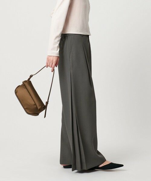 BEAUTY&YOUTH UNITED ARROWS / ビューティー&ユース ユナイテッドアローズ その他パンツ | ポリエステル プリーツワイドパンツ | 詳細17
