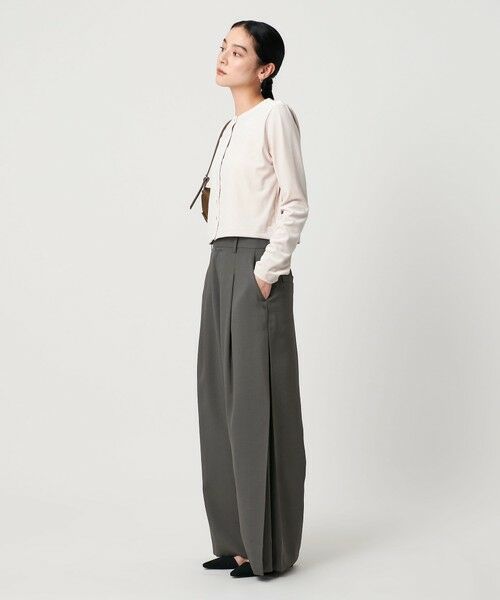 BEAUTY&YOUTH UNITED ARROWS / ビューティー&ユース ユナイテッドアローズ その他パンツ | ポリエステル プリーツワイドパンツ | 詳細19