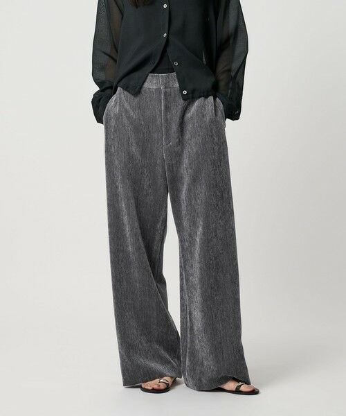 BEAUTY & YOUTH UNITED ARROWS/ビューティー&ユース ユナイテッドアローズ ポリエステルブレンド モールバックゴムパンツ DK. GRAY M BEAUTY & YOUTH UNITED ARROWS/ビューティー&ユース ユナイテッドアローズ ポリエステルブレンド モールバックゴムパンツ DK. GRAY M