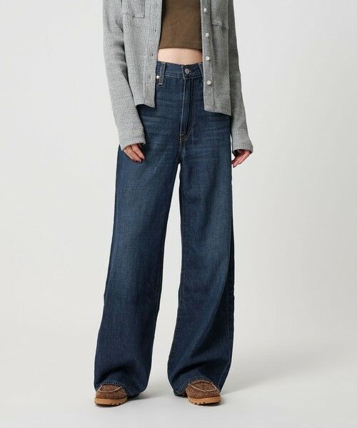 BEAUTY&YOUTH UNITED ARROWS / ビューティー&ユース ユナイテッドアローズ デニムパンツ | 【国内EXCLUSIVE】＜Levi's＞RIBCAGE ワイドデニムパンツ | 詳細1