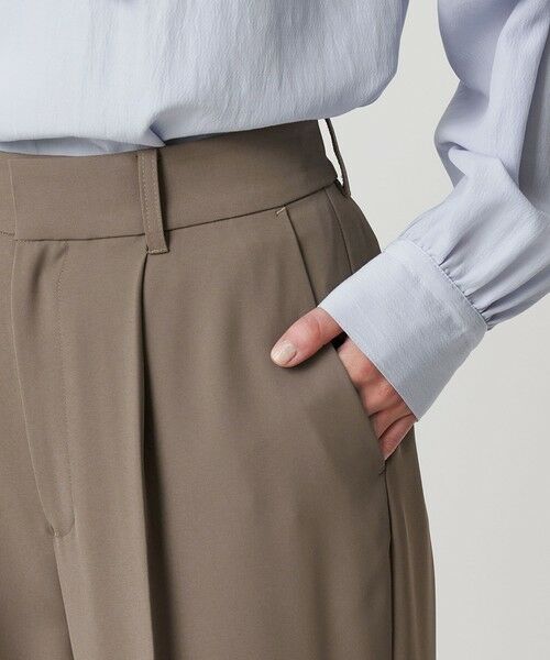 BEAUTY&YOUTH UNITED ARROWS / ビューティー&ユース ユナイテッドアローズ スラックス・ドレスパンツ | 【WEB限定 Wardrobe DAILY MINIMAL】ダブルクロス テーパードパンツ ウォッシャブル | 詳細16
