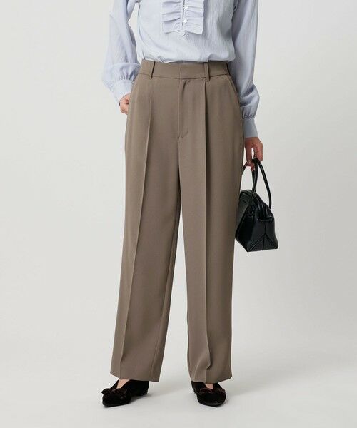 BEAUTY&YOUTH UNITED ARROWS / ビューティー&ユース ユナイテッドアローズ スラックス・ドレスパンツ | 【WEB限定 Wardrobe DAILY MINIMAL】ダブルクロス テーパードパンツ ウォッシャブル | 詳細8