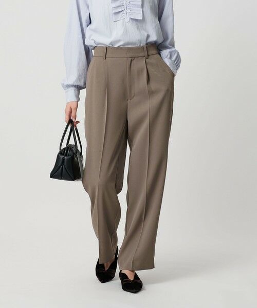 BEAUTY & YOUTH UNITED ARROWS/ビューティー&ユース ユナイテッドアローズ 【WEB限定 Wardrobe DAILY MINIMAL】ダブルクロス テーパードパンツ ウォッシャブル MD. BROWN XS BEAUTY & YOUTH UNITED ARROWS/ビューティー&ユース ユナイテッドアローズ 【WEB限定 Wardrobe DAILY MINIMAL】ダブルクロス テーパードパンツ ウォッシャブル MD. BROWN XS