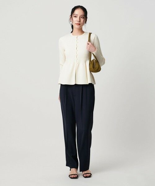 BEAUTY&YOUTH UNITED ARROWS / ビューティー&ユース ユナイテッドアローズ スラックス・ドレスパンツ | 【WEB限定 Wardrobe DAILY MINIMAL】ダブルクロス テーパードパンツ ウォッシャブル | 詳細21