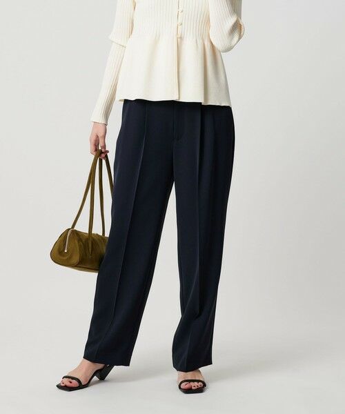 BEAUTY&YOUTH UNITED ARROWS / ビューティー&ユース ユナイテッドアローズ スラックス・ドレスパンツ | 【WEB限定 Wardrobe DAILY MINIMAL】ダブルクロス テーパードパンツ ウォッシャブル | 詳細19