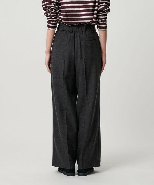 BEAUTY&YOUTH UNITED ARROWS / ビューティー&ユース ユナイテッドアローズ スラックス・ドレスパンツ | 【WEB限定 Wardrobe DAILY MINIMAL】ウールライクメランジ ワイドパンツ ウォッシャブル | 詳細19