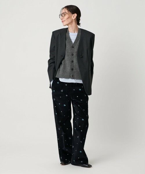 BEAUTY&YOUTH UNITED ARROWS / ビューティー&ユース ユナイテッドアローズ ベスト | ウールカシミヤブレンド アクア ニットベスト | 詳細14