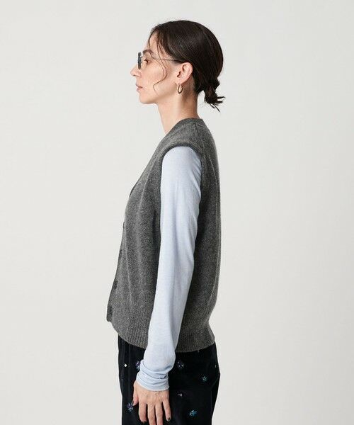 BEAUTY&YOUTH UNITED ARROWS / ビューティー&ユース ユナイテッドアローズ ベスト | ウールカシミヤブレンド アクア ニットベスト | 詳細16
