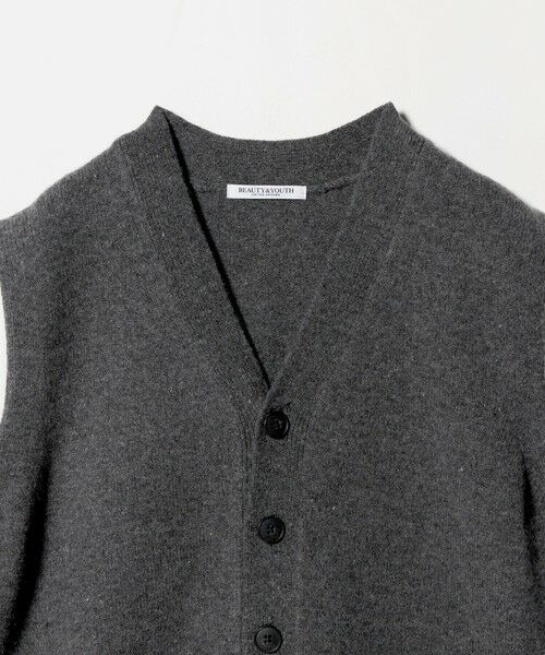 セール】 ウールカシミヤブレンド アクア ニットベスト （ベスト