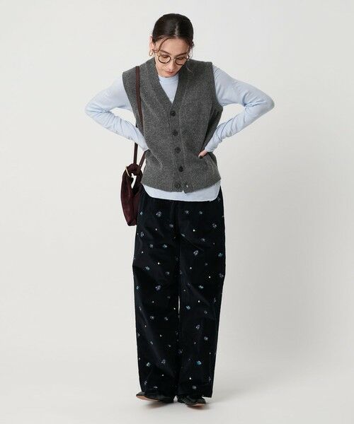 BEAUTY&YOUTH UNITED ARROWS / ビューティー&ユース ユナイテッドアローズ ベスト | ウールカシミヤブレンド アクア ニットベスト | 詳細13