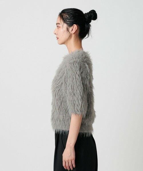 BEAUTY&YOUTH UNITED ARROWS / ビューティー&ユース ユナイテッドアローズ ニット・セーター | フェザーヤーン ハーフスリーブ ニットプルオーバー | 詳細13