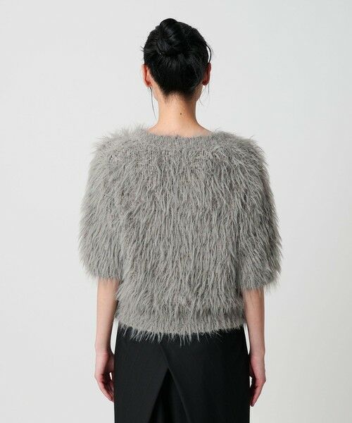 BEAUTY&YOUTH UNITED ARROWS / ビューティー&ユース ユナイテッドアローズ ニット・セーター | フェザーヤーン ハーフスリーブ ニットプルオーバー | 詳細14