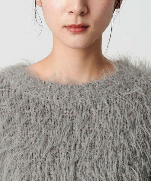 BEAUTY&YOUTH UNITED ARROWS / ビューティー&ユース ユナイテッドアローズ ニット・セーター | フェザーヤーン ハーフスリーブ ニットプルオーバー | 詳細15