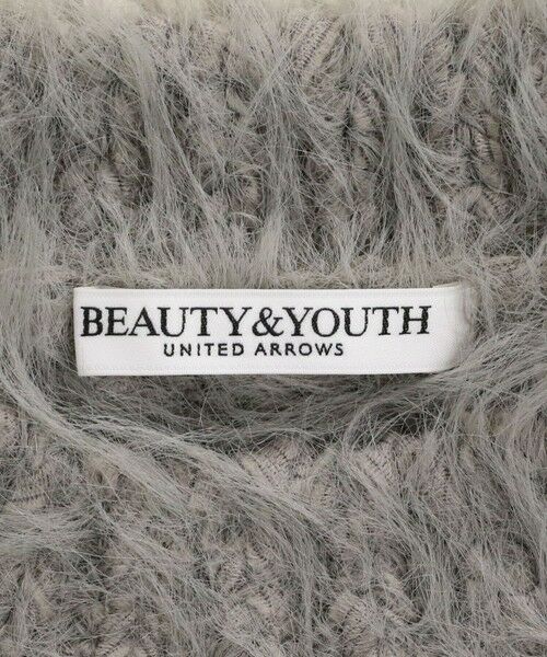 BEAUTY&YOUTH UNITED ARROWS / ビューティー&ユース ユナイテッドアローズ ニット・セーター | フェザーヤーン ハーフスリーブ ニットプルオーバー | 詳細19