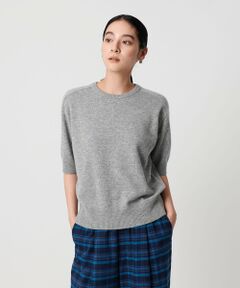 BEAUTY&YOUTH UNITED ARROWS / ビューティー&ユース ユナイテッドアローズ ニット・セーター | カシミヤ クルーネック ショートスリーブニット