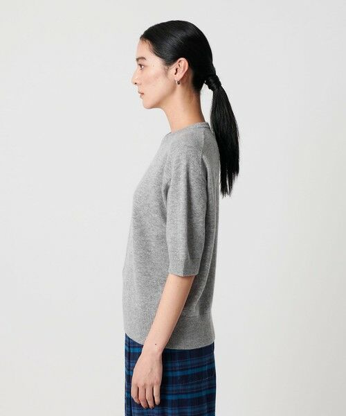 BEAUTY&YOUTH UNITED ARROWS / ビューティー&ユース ユナイテッドアローズ ニット・セーター | カシミヤ クルーネック ショートスリーブニット | 詳細6