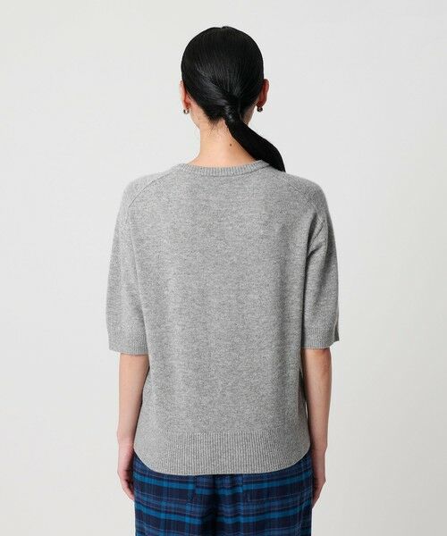 BEAUTY&YOUTH UNITED ARROWS / ビューティー&ユース ユナイテッドアローズ ニット・セーター | カシミヤ クルーネック ショートスリーブニット | 詳細7