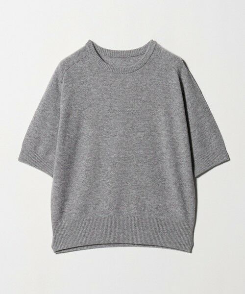 BEAUTY&YOUTH UNITED ARROWS / ビューティー&ユース ユナイテッドアローズ ニット・セーター | カシミヤ クルーネック ショートスリーブニット | 詳細8