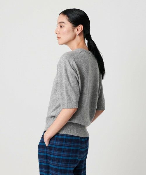BEAUTY&YOUTH UNITED ARROWS / ビューティー&ユース ユナイテッドアローズ ニット・セーター | カシミヤ クルーネック ショートスリーブニット | 詳細2