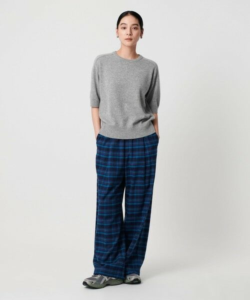 BEAUTY&YOUTH UNITED ARROWS / ビューティー&ユース ユナイテッドアローズ ニット・セーター | カシミヤ クルーネック ショートスリーブニット | 詳細4