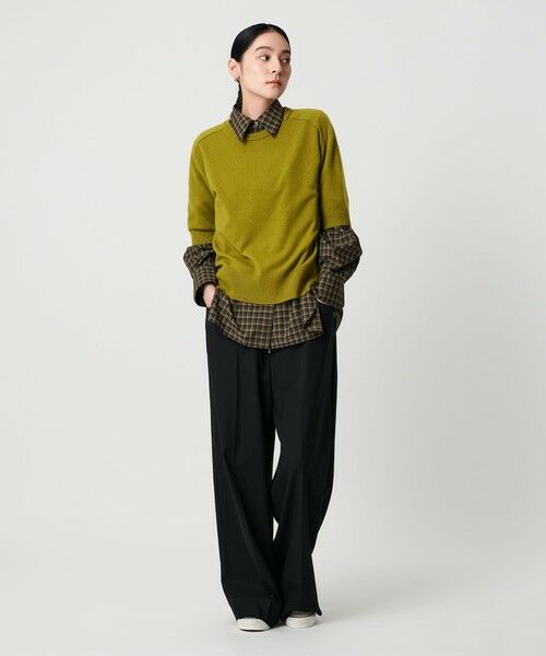 BEAUTY&YOUTH UNITED ARROWS / ビューティー&ユース ユナイテッドアローズ ニット・セーター | カシミヤ クルーネック ショートスリーブニット | 詳細14