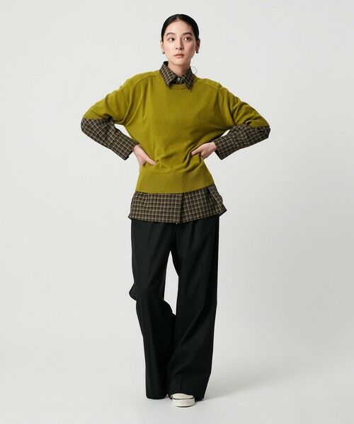 BEAUTY&YOUTH UNITED ARROWS / ビューティー&ユース ユナイテッドアローズ ニット・セーター | カシミヤ クルーネック ショートスリーブニット | 詳細15