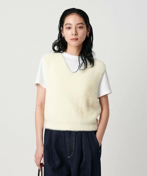BEAUTY&YOUTH UNITED ARROWS / ビューティー&ユース ユナイテッドアローズ ベスト | シャギーVネック ニットベスト | 詳細1